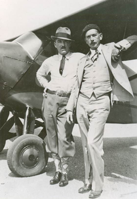 John Hinchey (L) With Bob Weil, Date &  Location Unknown (Source: Underwood)