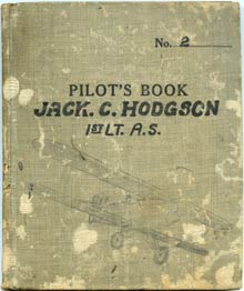 Jack C. Hodgson’s Second Logbook, Beginning In June, 1925 (Source: Hodgson Family via Woodling)