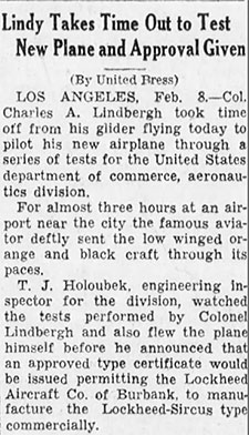 San Bernardino County Sun, February 9, 1930 (Source: newspapers.com)