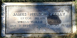 J.N. Kelly Grave Marker, July 30, 1977 (Source: findagrave.com) 