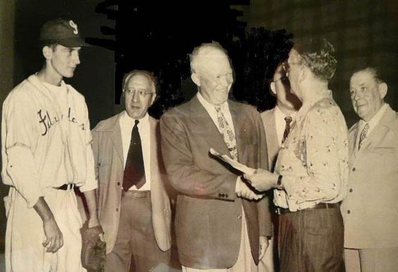 Dwight Eisenhower and Friends at Minoqua, Ca. 1948 (Source: Hennig)
