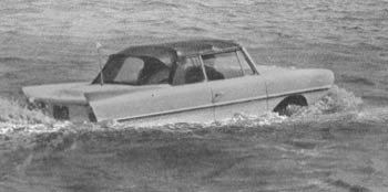 Casey Lambert's Amphibious Automobile, May 5, 1963 (Source: Globe-Democrat)