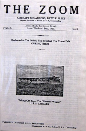 USS Langley News, 1925