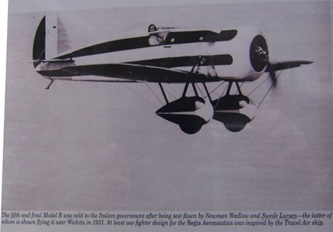 Beech Test Pilot L.G. Larson Flying the Mystery S, 1931