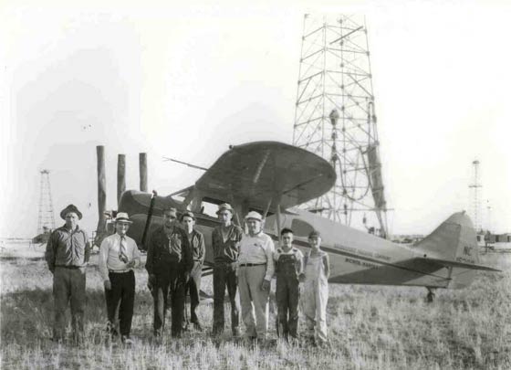 L.G. Larson, Second from Left, ca. 1936 (Source: Boss)