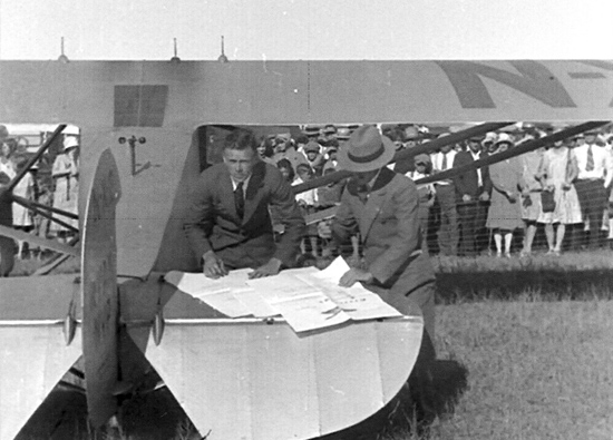 Lindbergh and Documents on the Horizontal Stabilizer