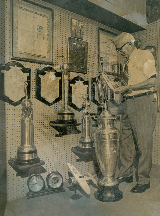 John Livingston and His Trophies, August 8, 1972
