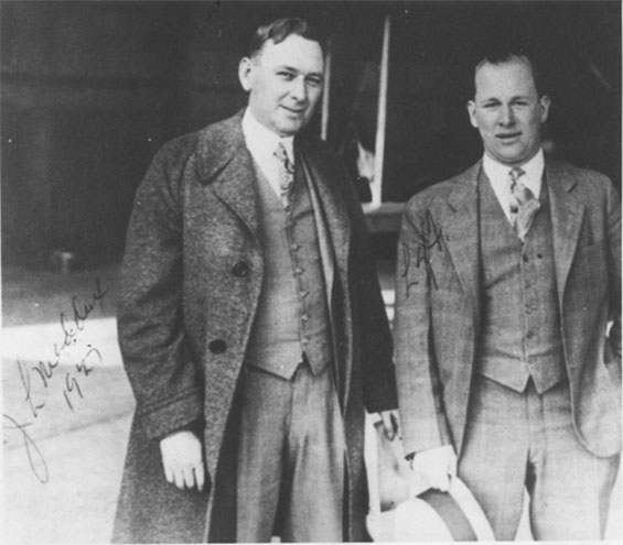 Jack Maddux (L) & Larry Fritz, 1927 (Source: SDAM)