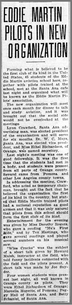 Santa Ana Register, April 18, 1929 (Source: newspapers.com)