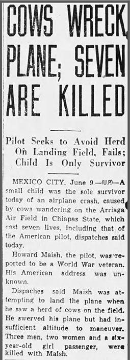Oakland Tribune, June 10, 1934 (Source: newspapers.com) 