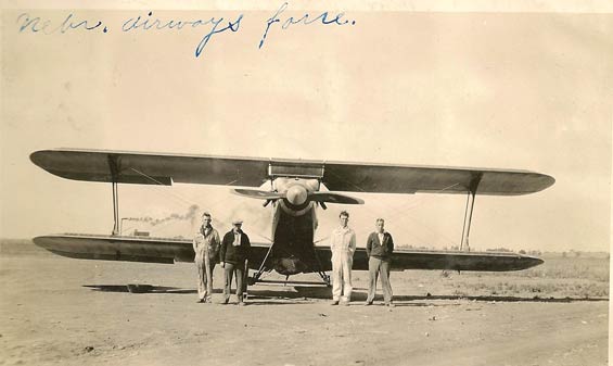 Nebraska Airways Force, Arrow 5, Ca. 1927 (Source: Tietz)
