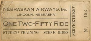 Ride Ticket, Ca. Late 1920s (Source: Tietz) 