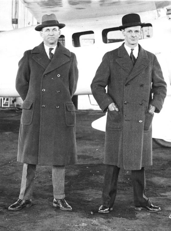 Clements McMullen (L) and Will White, Date & Location Unknown (Source: Heins)