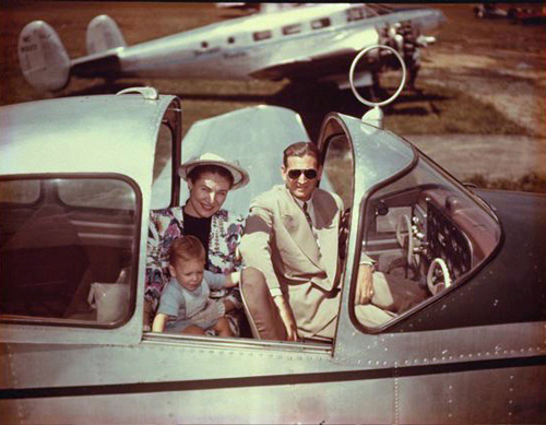 R.B. Moon, Audrey Moon and Son Richard, Date Unidentified