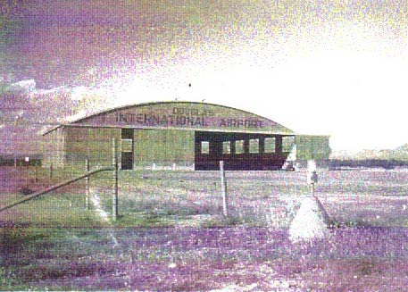 Hangar, Douglas International Airport, Ca. Early 1940s (Source: Moreau)