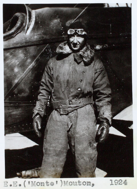 Monte Mouton, U.S. Airmail Service, 1924 (Source: SDAM)