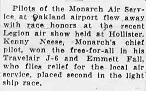 Oakland Tribune, May 21, 1932 (Source: newspapers.com)