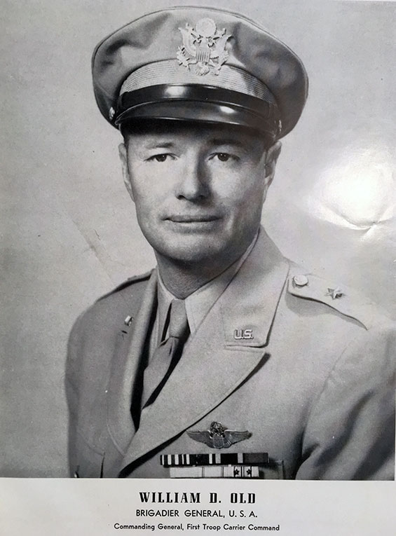 W.D. Old, Brigadier General, Ca. 1943 (Source: Site Guest)