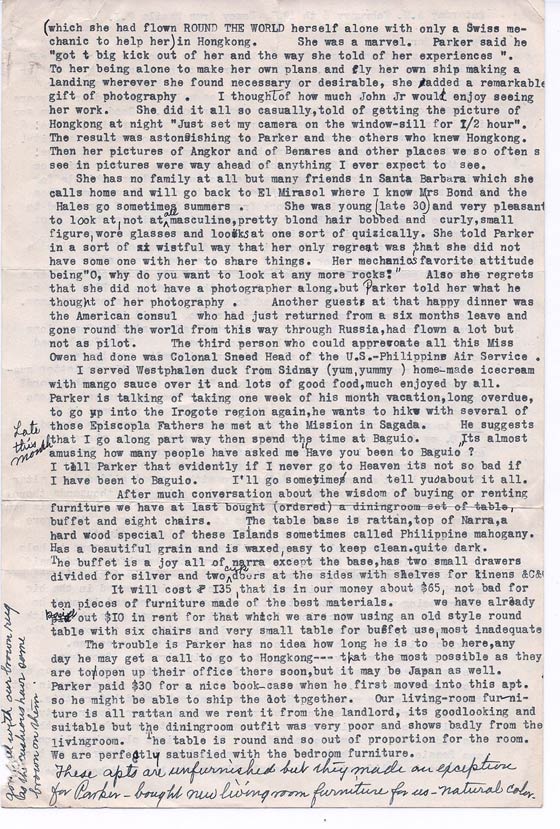 February 6, 1937 Letter (Source: Ecker)