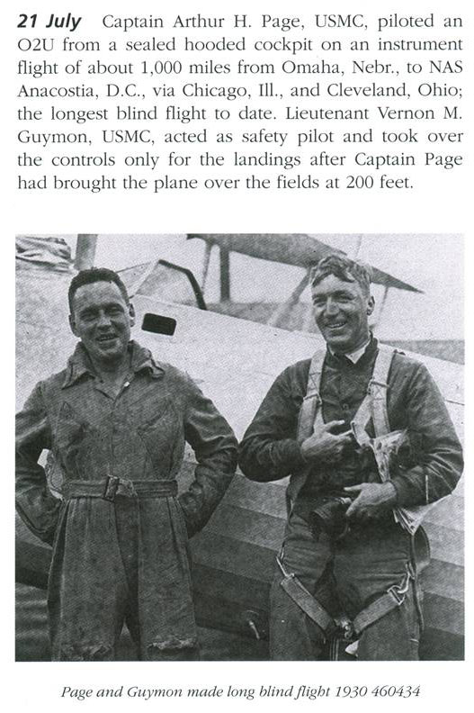 A.H. Page, Left, July 21, 1930 (Source: NAVAIR) 