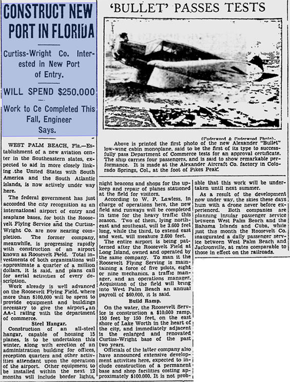 The Pittsburgh Press (PA), February 23, 1930 (Source: Web) 