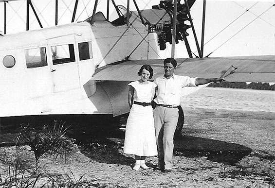 Chester Pickup and Wife, Inez Ottie Robertson, Ca. 1935 (Source: ancestry.com)