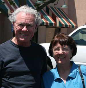 Your Webmaster With One of Dick Ranaldi's Daughters, Merced, CA,  May 23, 2009