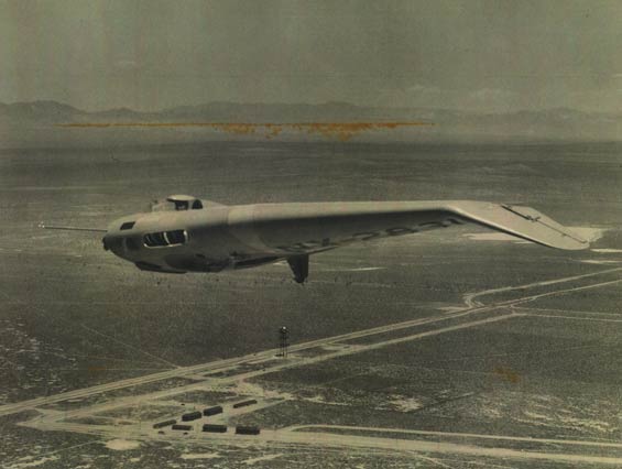 Northrop Flying Wing, Date & Location Unknown (Source: Ranaldi Family)