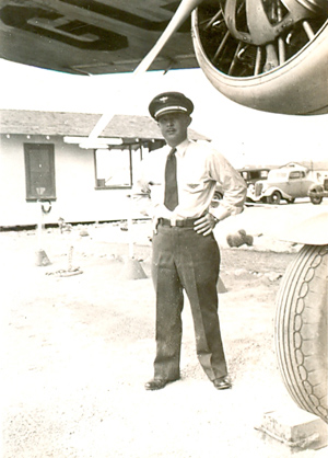 Dick Ranaldi With Grand Canyon Airlines Ford, Date and Location Unknown