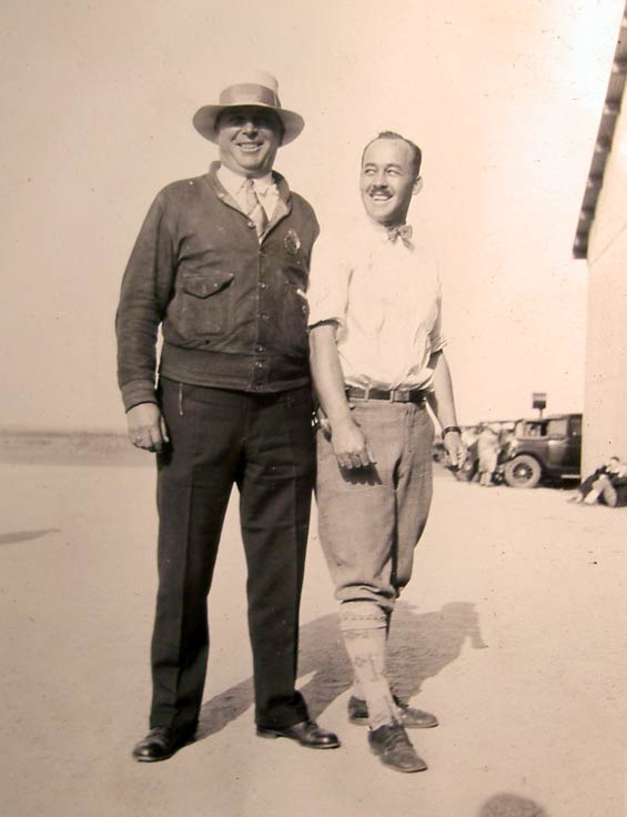 Dick Ranaldi (R) With Unknown Gentleman, Date & Location Unknown (Source: Gerow) 