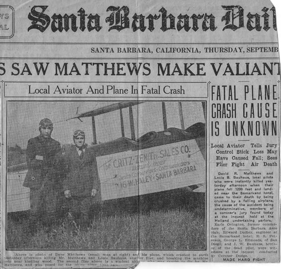 Undated & Unsourced News Item, Ca. September, 1926 (Source: Gerow)
