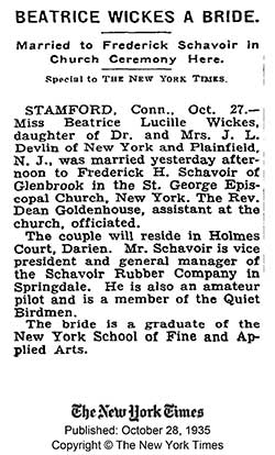 The New York Times, October 28, 1935 (Source: NYT) 