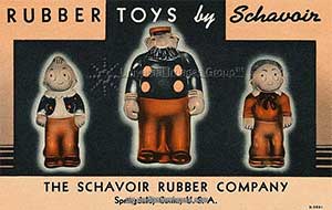 Katzenjammer Kids, Schavior Rubber Toys, Ca. 1938 (Source: Web)