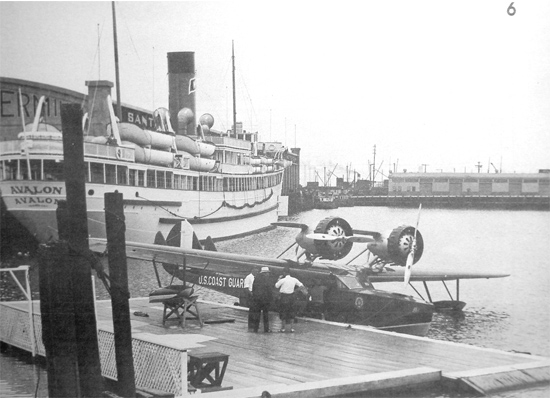 U.S.C.G. Dolphin at Wilmington Dock, Ca. 1941