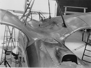 The Douglas YO-31A, Wing Root Detail, June 4, 1932 (Source: NASA) 