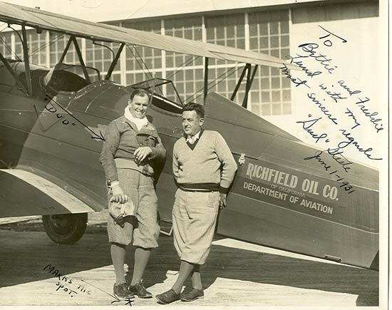 Dudley Steele, Left, June 1, 1931