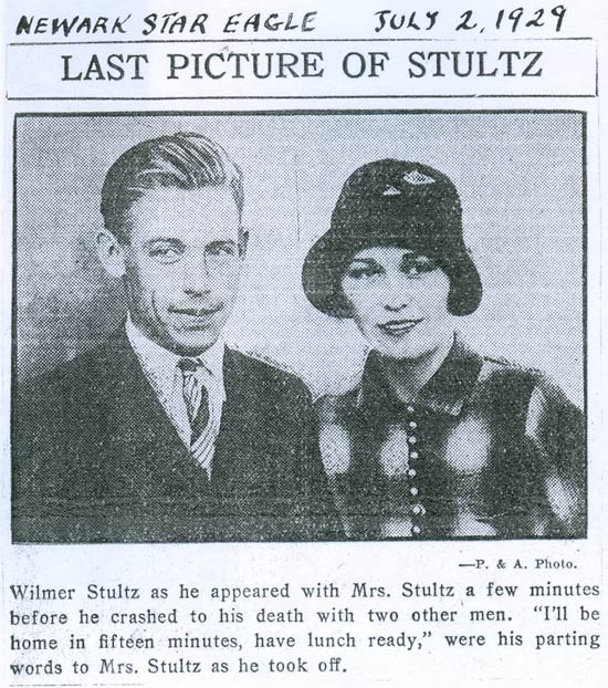 Wilmer and Mildred Botts Stultz, July 2, 1929 (Source: NASM)