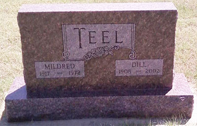 Teel Grave Marker (Source: findagrave.com) 