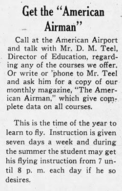 D.M. Teel in the Los Angeles Evening Citizen News June 10, 1930 (Source: newspapers.com) 