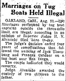 Modesto News-Herald, September 1, 1927 (Source: newspapers.com) 