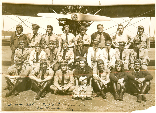 F.M. Trapnell, Center of Middle Row, March 22, 1927