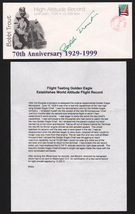 Cachet 3, 70th Anniversary, High Altitude Record (Source: Trout) 