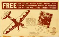 "Sky Blazers" Model Airplane