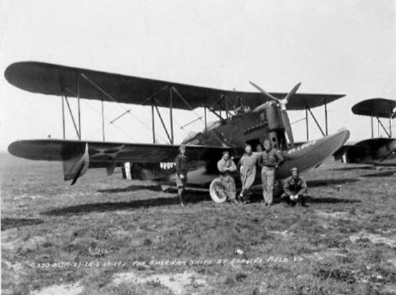 Pan American Flight Loening Amphibian St. Louis, Langley Field, VA, Ca. 1927 (Source: Heins)