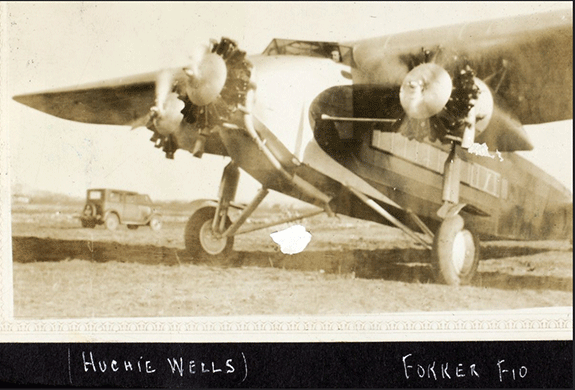 Wells' Fokker F-10, Probably NC5358, Ca. 1928 (Source: SDAM via Woodling)