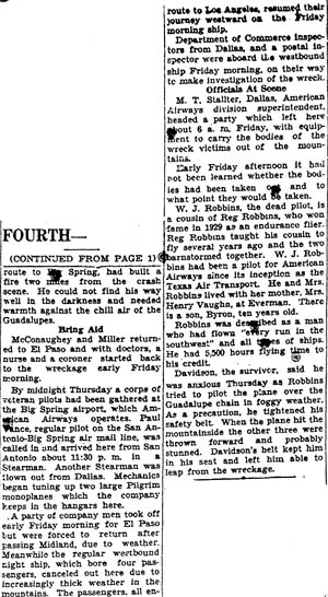 Daily Herald, Big Spring, TX, September 8, 1932 (Source: Woodling)