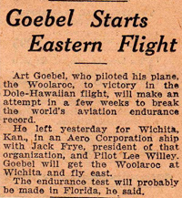 Goebel Flight