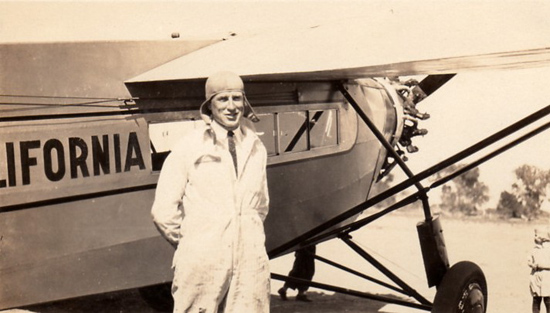 Lee Willey with Aero Corporation of California Fokker