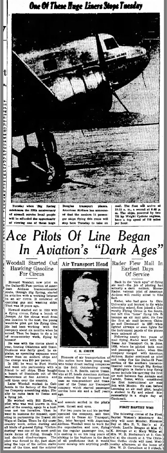 Big Spring Daily Herald, October 13, 1935 (Source: newspapers.com) 