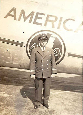 H.V. Woodall, American Airlines, Date Unknown (Source: ancestry.com) 